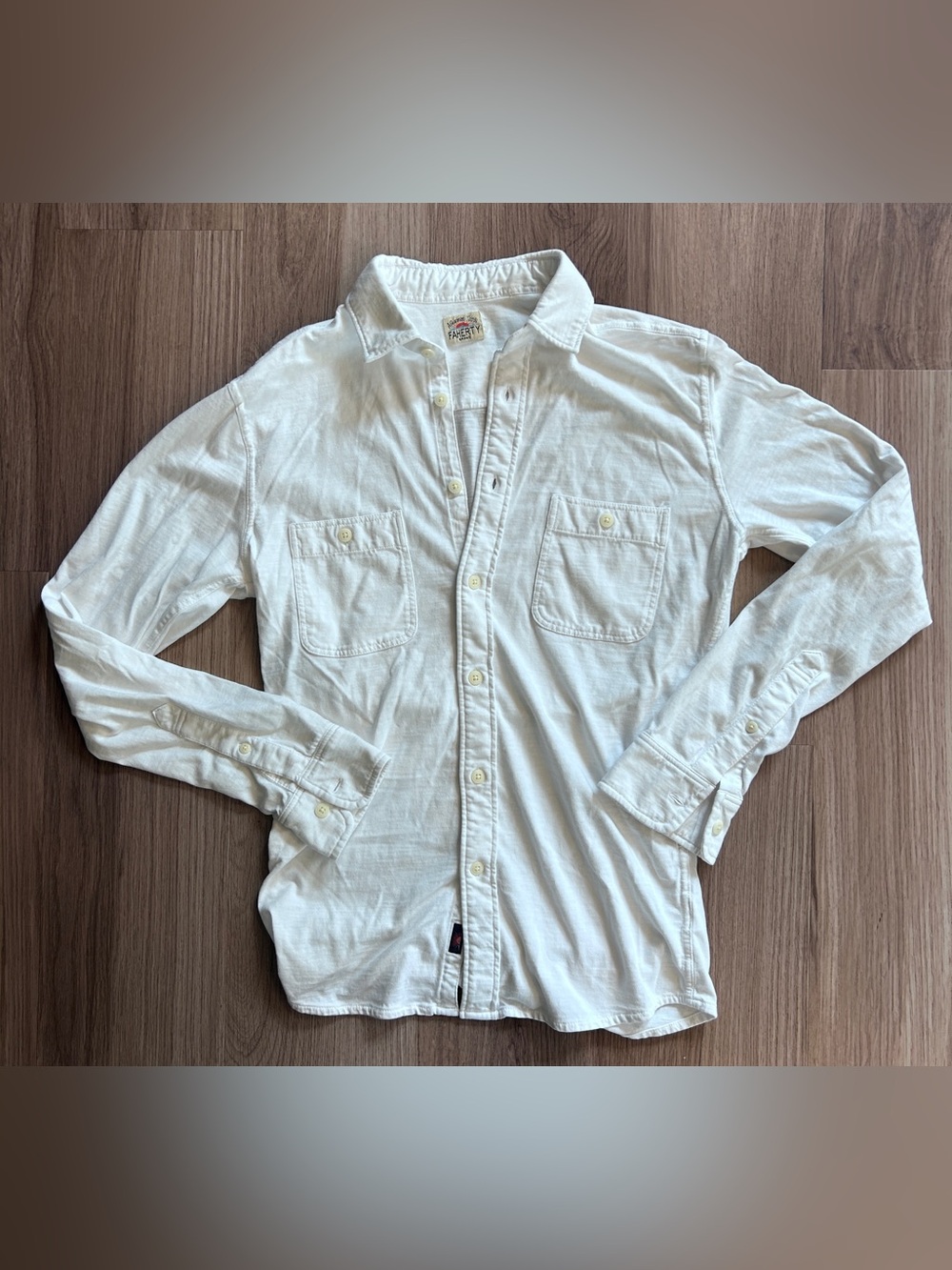 Faherty White Casual Button Down Shirt - Picture 3 of 11